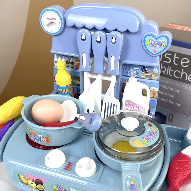 Simulated Kitchen Play Set wit - Kitchen Appliances For Kids 评论和价格