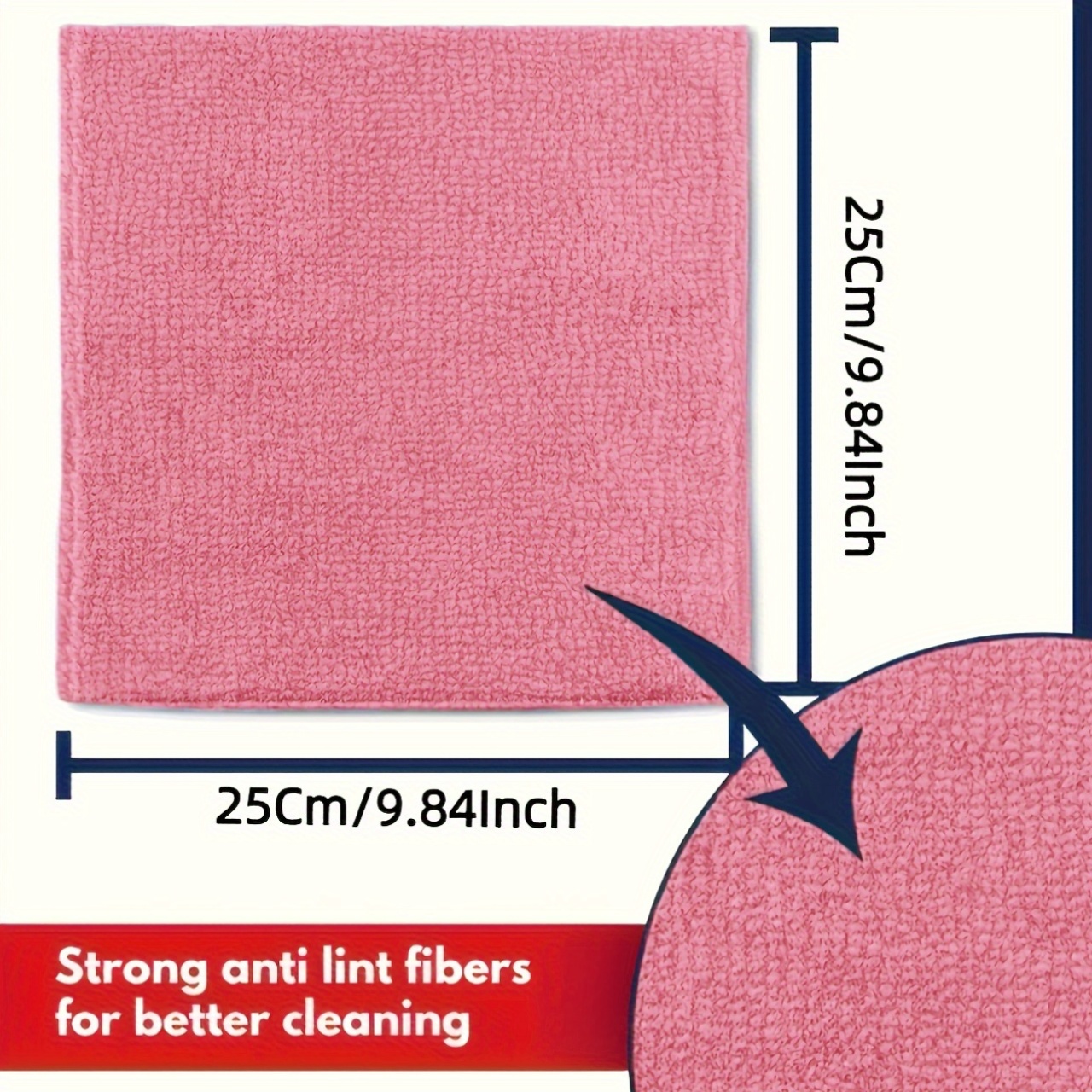 1-50Pcs Light Pink Microfiber  - Kitchen Appliances Home 评论和价格