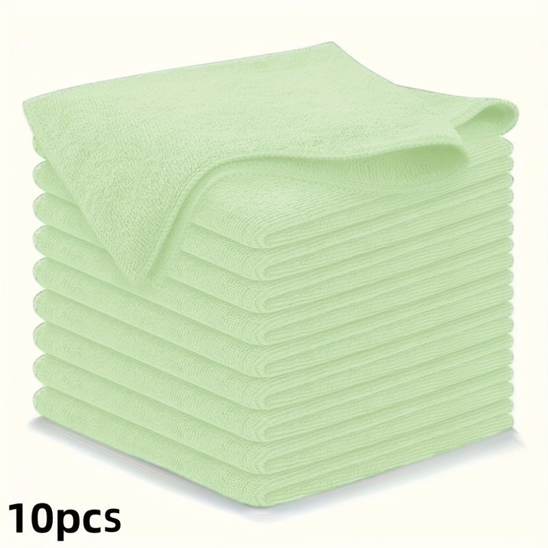 1-50Pcs Light Green Microfiber - Kitchen Appliances Home 评论和价格