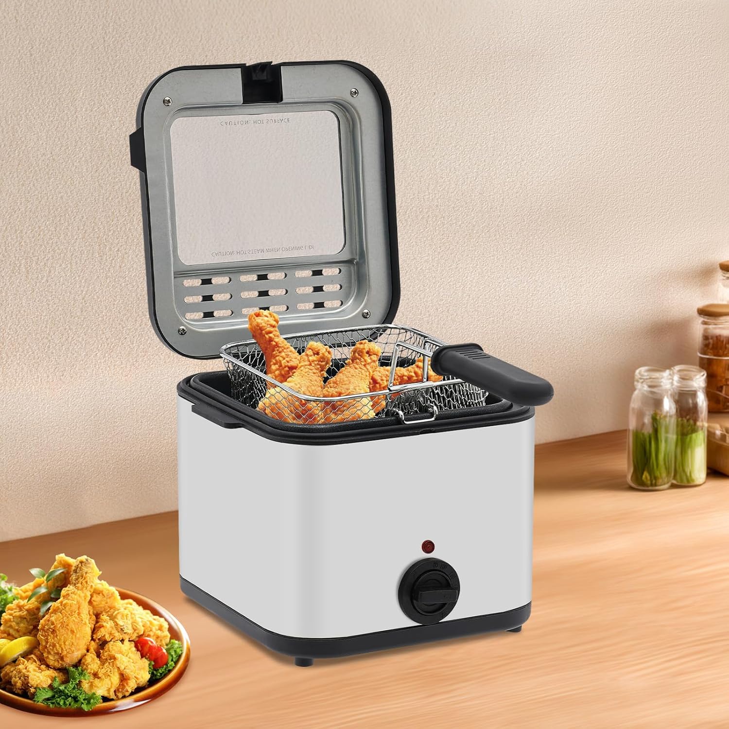 Countertop Electric Deep Fryer - Kitchen Appliances Home 评论和价格